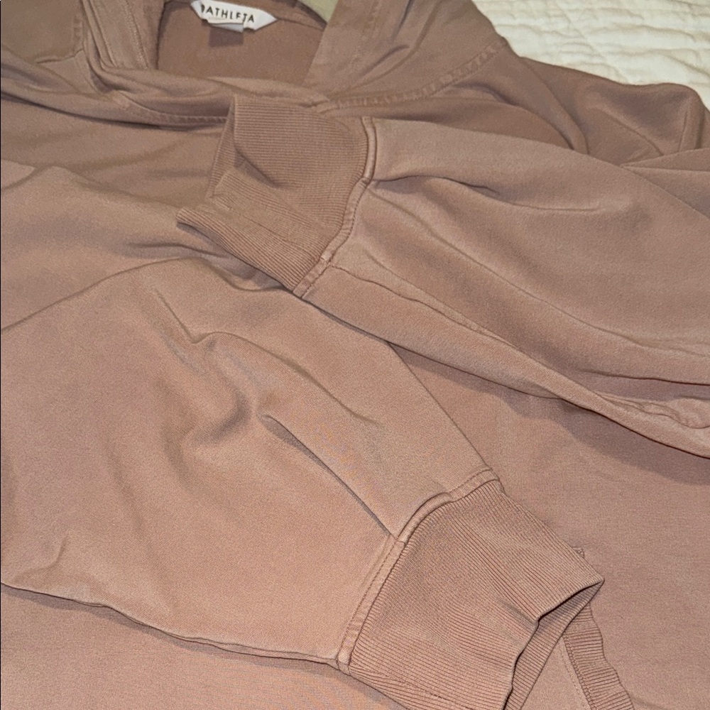 Athleta Dusty Pink Hoodie - Picture 3 of 3